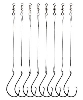 Uxwuy Fishing Circle Hooks Saltwater Catfish Hooks 50pcs Fishing Leader Hook  Rigs for Catfish Bass Catfish Rig with Offset Fishing Hooks - Yahoo Shopping