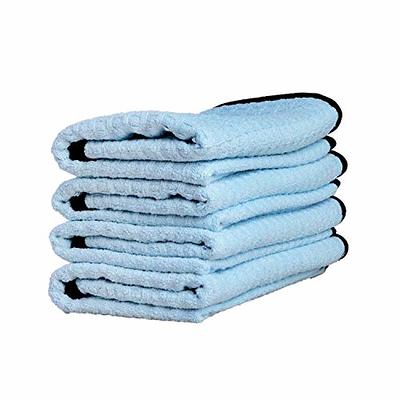 USANOOKS Microfiber Cleaning Cloth Grey - 12pcs (16x16 inch) High Performance - 1200 Washes, Ultra Absorbent Towels Weave Grime & Liquid for Streak