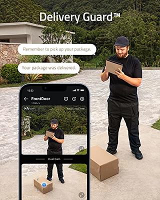  eufy Security Video Doorbell E340 (Battery Powered), Dual  Cameras with Delivery Guard, 2K Full HD and Color Night Vision, HomeBase  S380 Compatible, No Monthly Fee : Electronics