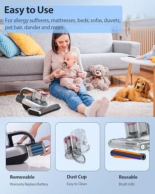 Mattress Vacuum Cleaner With U-V Light Cleaning Pet Hair With