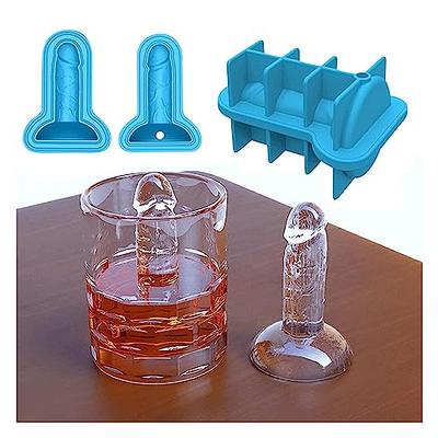 AIBIRUI Rose Ice Cube Mold,2 inch Whiskey Ice Cubes,Large Silicone Ice Cube  Tray with