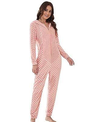  JMXITI Womens Onesie Pajamas Adult One Piece Cute