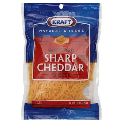 Kraft Easy Cheese, Cheddar, 8-oz, Count 1 - Cheese/Butter/Eggs