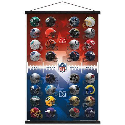 NFL Los Angeles Rams - Drip Helmet 20 Wall Poster, 14.725 x 22.375