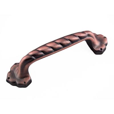 RK International [CP-3709-AE] Solid Brass Cabinet Bail Pull - Rope