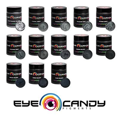 Eye Candy Premium Mica Powder Pigment “Sumi Black” (50g) Multipurpose DIY  Arts and Crafts Additive