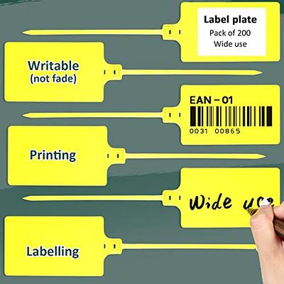ONLYKXY 50pcs Blank Labeling Tags Round Name Brand Shipping Tags with  String Metal Rim Price Tags for Pricing Gift Jewelry Clothing Yard Sale  Garage