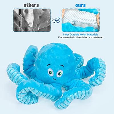 Squeaky Octopus Dog Toys Soft Dog Toys for Small Dogs Plush Puppy Toy  Durable Interactive Dog