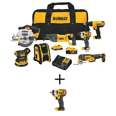 DEWALT 20V MAX Cordless 6 Tool Combo Kit, 20V MAX Cordless Drywall Cut-Out  Tool, and (2) 20V 2.0Ah Batteries DCK620D2WDCS551 - The Home Depot