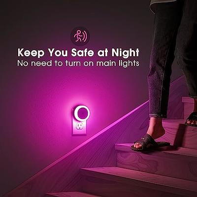 Briignite Purple Night Light, Night Lights Plug into Wall [2Pack