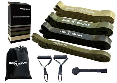 RE GYM Resistance Bands Set Premium 4-Band Workout Kit with Handles, Door  Anchor, and Travel Bag - Versatile Home Gym Equipment for Full-Body Fitness  and Daily Exercise - Yahoo Shopping