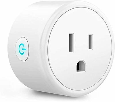 Outdoor Smart Plug, 2.4G WiFi Light Outlet Compatible with Alexa