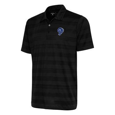 Women's Antigua Black Dallas Cowboys Throwback Logo Tribute Polo