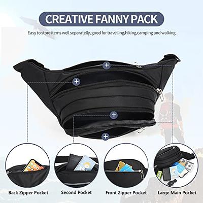 DMLuna Small Crossbody Bags for Women Trendy, Lightweight Fanny Pack for  Women & Men, Mini Belt Bag, Waist Bag with Adjustable Strap for Running