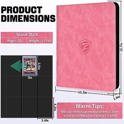 36 Pack 9 Pocket Page Protector, Sooez Trading Card Sleeves Pages Baseball  for 3 Ring Binder, Sheets Standard Size Cards, Sport Game Business Cards