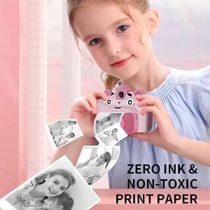 VTech KidiZoom Print Camera - Pink for sale online