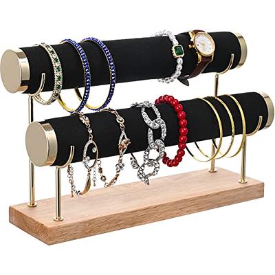 Aqerimit Detachable Bracelet Holder, Three Tier Racks Jewelry Display Stand