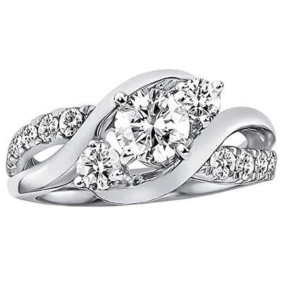  Hitlinker Moissanite Engagement Rings for Women 2ct