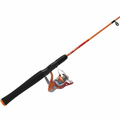 Zebco Splash Spinning Reel and Fishing Rod Combo, 6-Foot 2-Piece Fishing  Pole, Size 20 Reel, Changeable Right- or Left-Hand Retrieve, Pre-Spooled  with 8-Pound Zebco Line, Orange - Yahoo Shopping