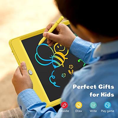 PYTTUR LCD Writing Tablet for Kids 10 Inch Drawing pad for Kids Colorful  Toddler Doodle Board Reusable Electronic Drawing Tablet Drawing Set for  Kids