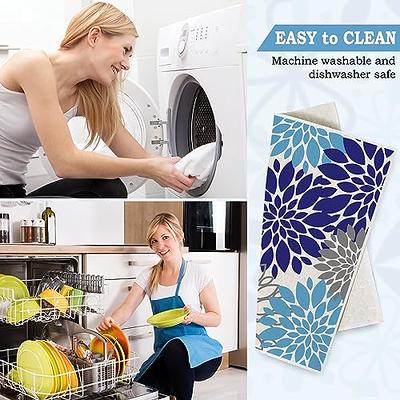  Candy Cottons Set of 12 Kitchen Dish Towels, 100% Cotton  Kitchen Towels, with Hanging Loop, Dishcloth Sets for Washing & Drying  Dishes, Tea Towels & Hand Towels 18x28, Multi : Home