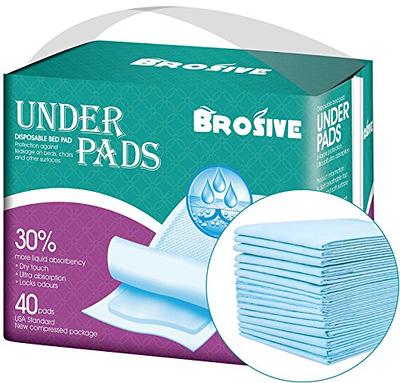 Dry Defender Waterproof Bed Pads for Incontinence - Absorbent Washable  Underpad - Mattress Pads for Kids or Adults 