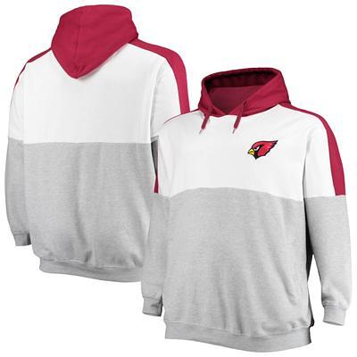 Men's ProSphere Gray Ball State Cardinals Baseball Name Drop Pullover Hoodie