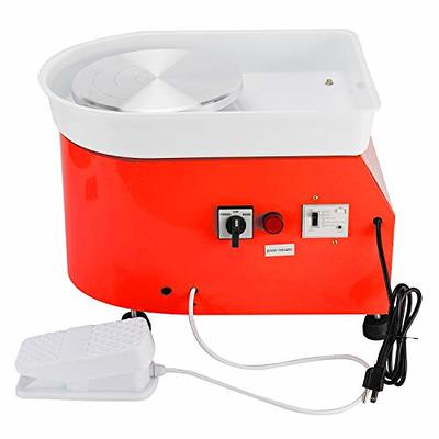 YaeKoo Electric Pottery Wheel Machine 25cm (9.8'') 350W Orange Clay Ceramic  Work Forming Machine with Foot Pedal and Art Craft Shaping Tools - Yahoo  Shopping