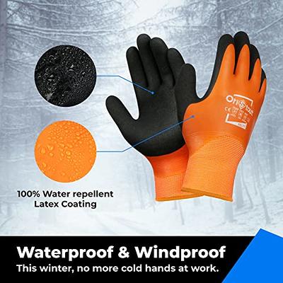 THERMAL INSULATED WINTER COLD SAFETY WATERPROOF SAFETY WORK GLOVES