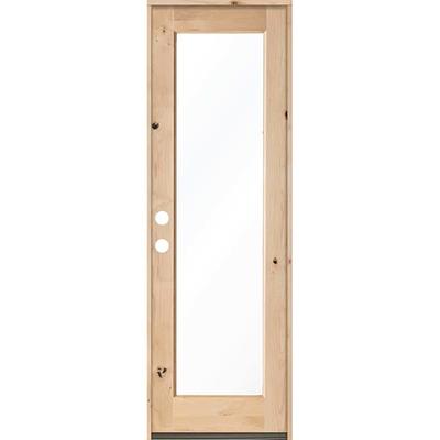 Greatview Doors 36-in x 80-in Wood 3/4 Lite Right-Hand Inswing