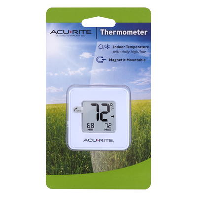 AcuRite Digital Outdoor White Thermometer at