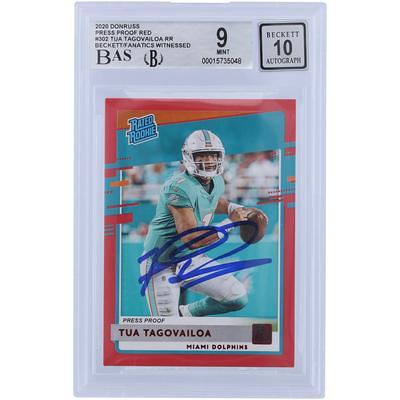 Miami Dolphins Tua Tagovailoa Signed Teal Jersey - Beckett