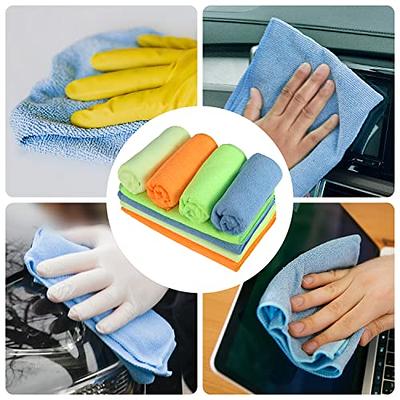 DNA MOTORING TOOLS-00260 Cleaning Towels Car Washing Microfiber Cloth for  Auto Detailing Home Kitchen, 12x16 Inch, Yellow, Orange, Blue, Green, Pack  of 48 - Yahoo Shopping