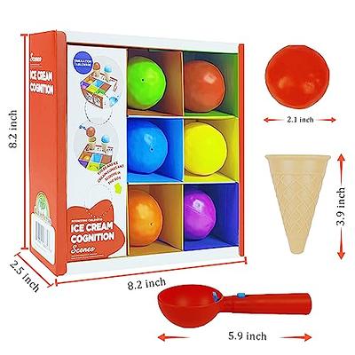 Ice Cream Toy (9 Pcs) - Pretend Play Toys for Toddlers- Multi Color Ice  Cream Play Set, Ice Cream Maker for Kids, Dramatic ice Cream Shop for