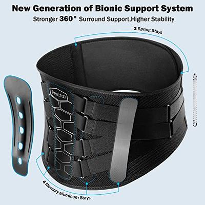 RiptGear Back Brace for Lower Back Pain Relief - Breathable Back Brace for  Men and Women - Ideal for Lifting, Work, Sciatica, Herniated Disc, and