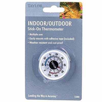 Springfield Vertical Thermometer and Hygrometer, Indoor Outdoor  Thermometer, Wireless Humidity Meter for Patio, Garden, or Nursery areas  (9.125-Inch)