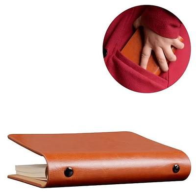 A7 Pu Leather Pocket Notebook Loose-leaf Binder Journal Diary