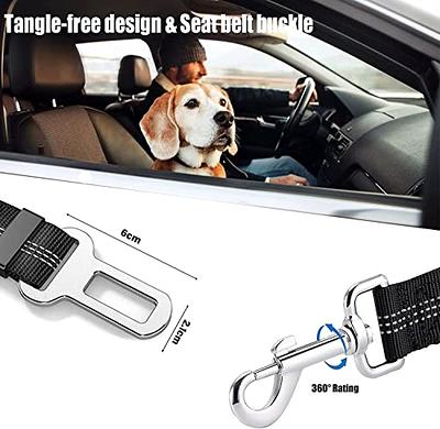  SlowTon Dog Seatbelt, 2 Pack Dog Seat Belt Car Leash