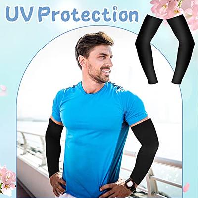  ARMORAY Arm Sleeves for Men & Women- UV Sun Protection -  Tattoo Cover Up - Athletic Sports Sleeve for Golf Running Football (Black  Teal 1 Pair) : Sports & Outdoors