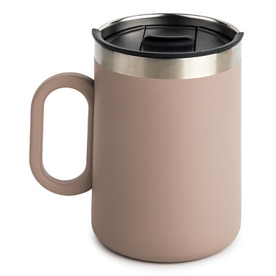 TAL Stainless Steel Brew Coffee Mug 15 fl oz, Black