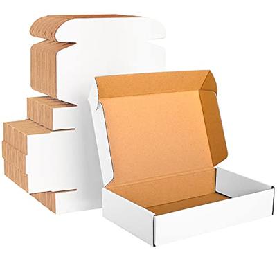 13x10x2 Black Cardboard Boxes 30 Pack, Shipping Boxes for Small Business Mailing Boxes, Corrugated Packaging Boxes