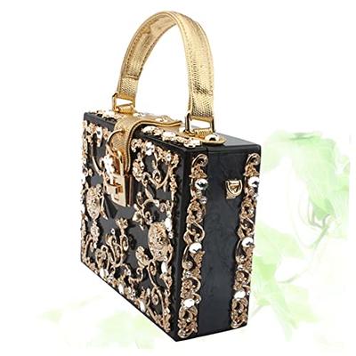 VALICLUD Box Womens Clutch Purse Square Tote Bag Vintage Tote Bag