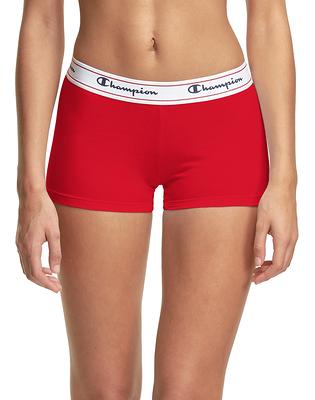 Champion Women's Heritage Boyshort Underwear, Script Logo Scarlet M - Yahoo  Shopping