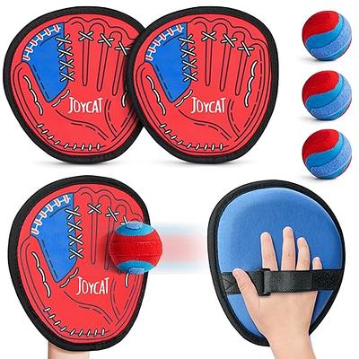Toss and Catch Ball Set, Catch Game Toys for Kids, Beach Toys Paddle Ball  Game Set with 4 Paddles and 2 Balls, Perfect Outdoor Games Sets for