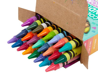 Color Swell Bulk Crayons Packs - 10 Boxes of 24 Vibrant Colored Crayons