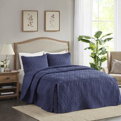 Madison Park Essentials Merritt Comforter (Set) Navy Cal King