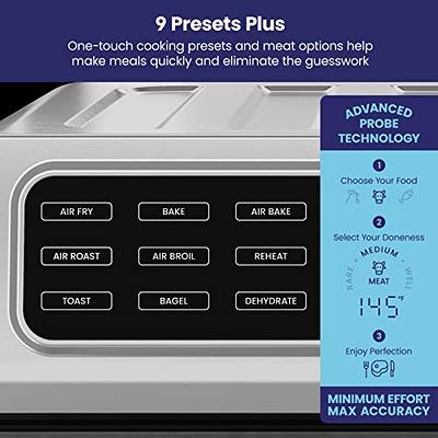 Chefman Air Fryer Toaster Oven Combo with Probe Thermometer, 12-In-1  Stainless Steel Convection Countertop, 10 Inch Pizza, 4 Slices of Toast,  Cooking, Baking, Toasting, Roaster Oven Airfryer 20QT - Yahoo Shopping