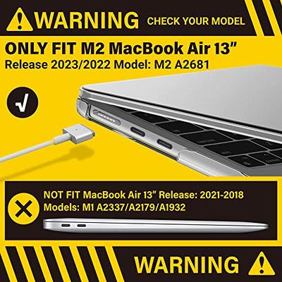 IBENZER Compatible with 2022 2021 2020 MacBook Air 13 inch case M1 A2337  A2179 A1932, Hard Shell Case&Keyboard Cover&Screen Film for Mac Air 13 with