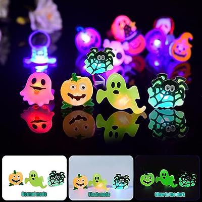 Cherislpy 24 Pcs Halloween LED Light Up Rings Toys Grow in the Dark Ring  Bulk Toys for Kids Halloween Party Favor Best Gifts Treats Goodie Bag  Fillers(Halloween) - Yahoo Shopping