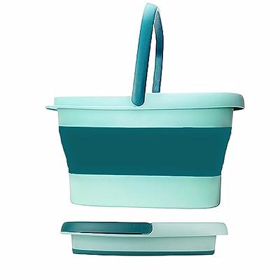  Large Plastic Wash Basin/Wash Tub Dish Pan Basin & Foot Bath  Basin, Laundry Hand Wash Bucket, Dishpan for Washing & Storage - 12 Quarts  15 3/4 x 12 1/2 x